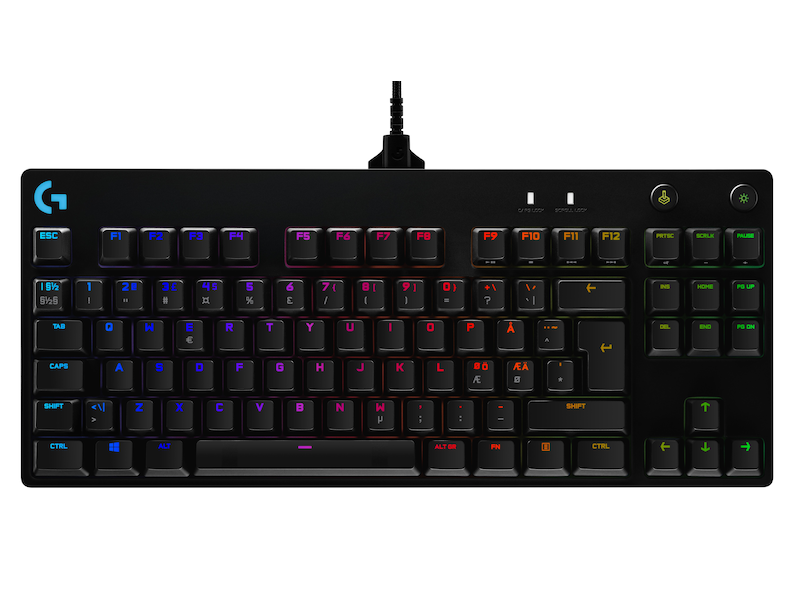 B&#224;n ph&#237;m cơ Gaming Logitech Pro X (920-009239) | GX BROWN Switch | RGB