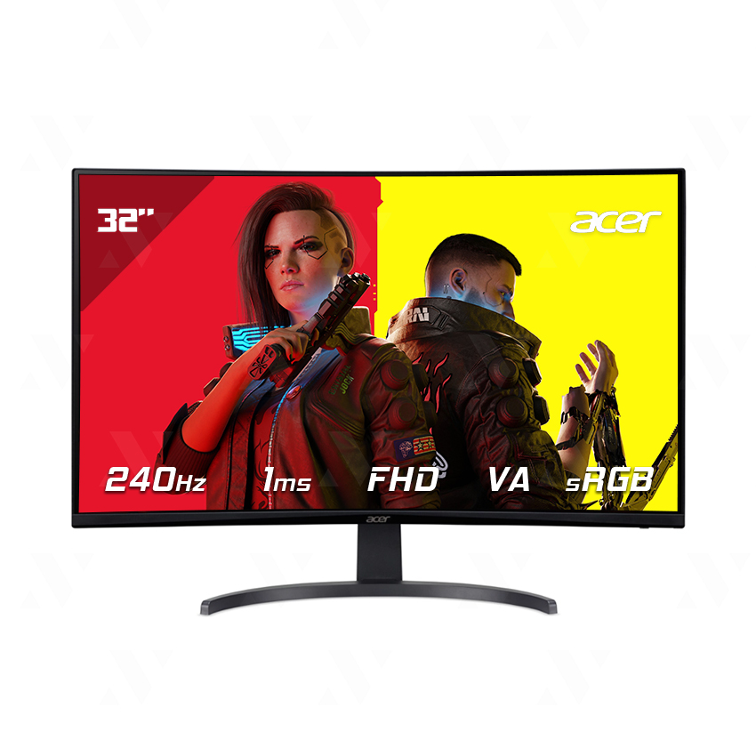 M&#224;n h&#236;nh LCD ACER ED320Q X (UM.JE0SV.X01) | 31.5&quot; Full HD - VA - 240Hz - Curved | HDMI | DP | Speaker | 3S1 | 2310D