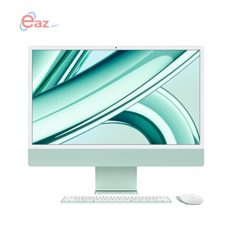 M&#225;y t&#237;nh All in One Apple iMac 24 inch M3 (MQRN3SA/A) | Apple M3 8 Core | GPU 10 Core | 8GB | 256GB | Green | 0624