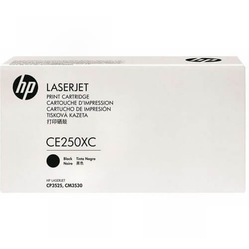 HP High Yield Black Contract Original LaserJet Toner Cartridge CE250XC 618EL