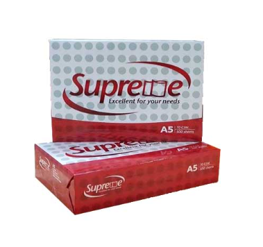 Giấy In Supreme A5 Định Lượng 70 gms