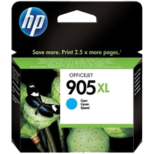 HP 905XL Cyan Original Ink Cartridge T6M05AA 618EL