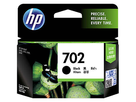 HP 702 Black Ink Cartridge ( CC660AA) EL