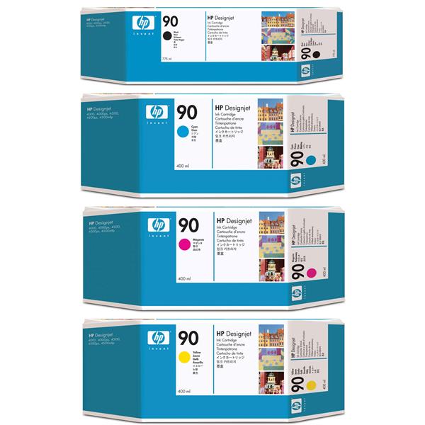 Mực In Phun HP 90 Cyan/Magenta/yellow 3 Ink Cartridge Multi Pack C5083A/C5084A/C5085A 618EL