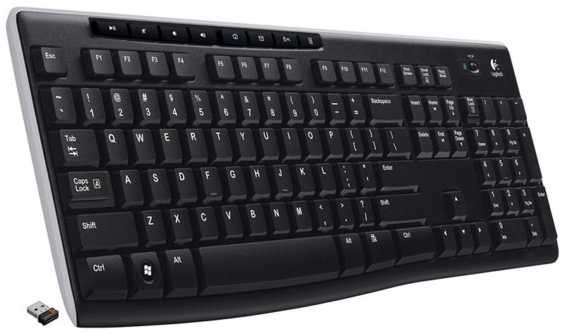 KEYBOARD LOGITECH K270 WIRELESS (BLACK) (920-003057)