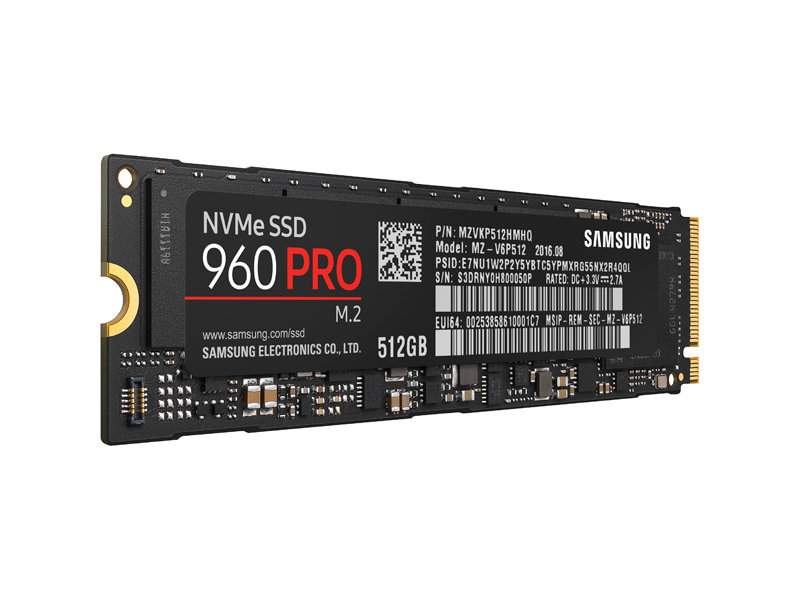 Samsung SSD 960PRO - 512GB (MZ-V6P512BW) 817MC