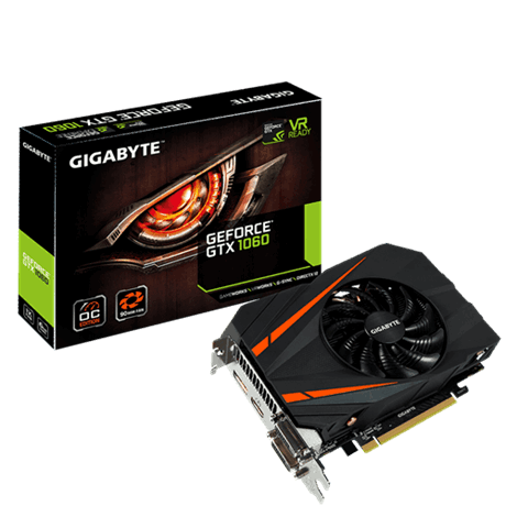 VGA Gigabyte Nvidia&#174; GeForce&#174; GTX 1060 Mini ITX OC 3GB GDDR5 _N1060IXOC-3GD _618S