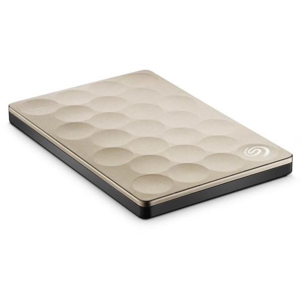 Seagate&#174; Backup Plus Portable Drive 2TB Ultra Slim Gold (STEH2000301) 618SG