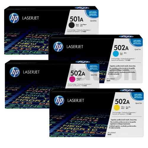 Mực In HP 502A Cyan/Yellow/Magenta Original LaserJet Toner Cartridge Q6471A/Q6472A/Q6473A 618EL