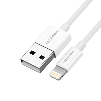 MFI Lightning to USB Cable Aluminum case + Braid 0.25M UGREEN GK