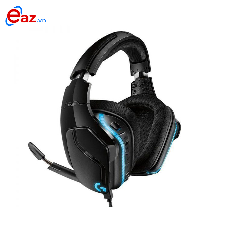 Tai nghe Logitech G633s LightSync 7.1 Surround Sound LIGHTSYNC Gaming Headset (981-000752)