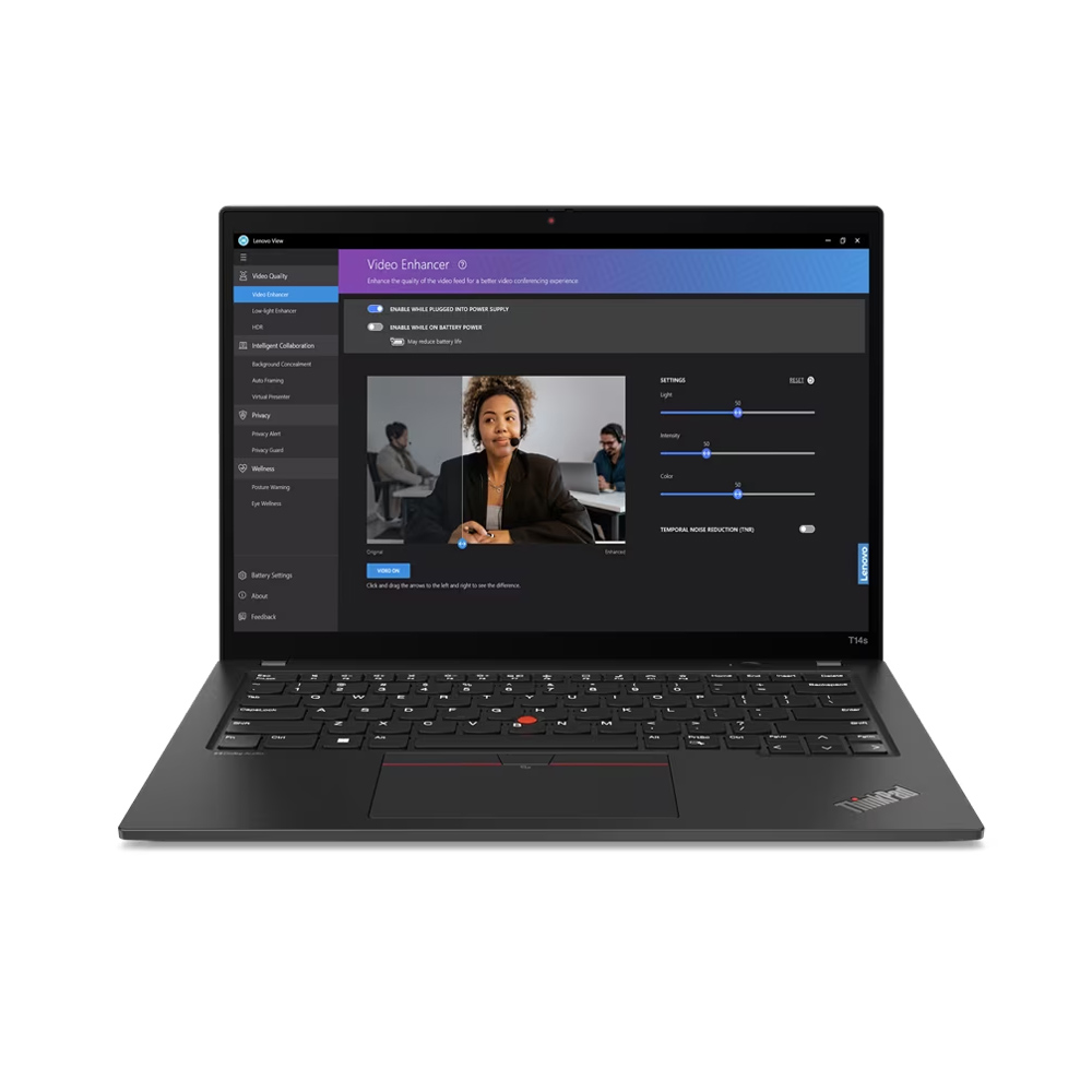 Laptop Lenovo ThinkPad T14s Gen 4 (21F6007TVN) | Core i7 1355U | 16GB | 512GB | Intel Iris Xe Graphics | 14 inch 2.2K | Win 11 Pro | Đen | 0824S