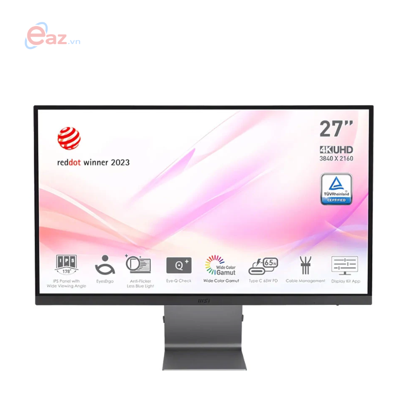 M&#224;n h&#236;nh LCD MSI MODERN-MD271UL | 27&quot; 4K - IPS | 99% DCI-P3 | DP | HDMI | USB-C | 1224