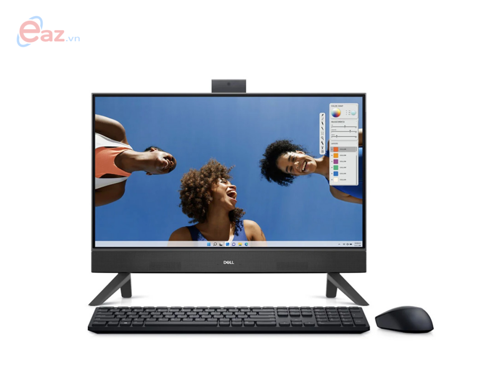 Máy tính bàn All in One Dell Inspiron 5430 G5C0D21 | Intel Core i5-120U | 8GB | 512GB SSD | 23.8 inch FHD | Win 11SL | Đen | 0625