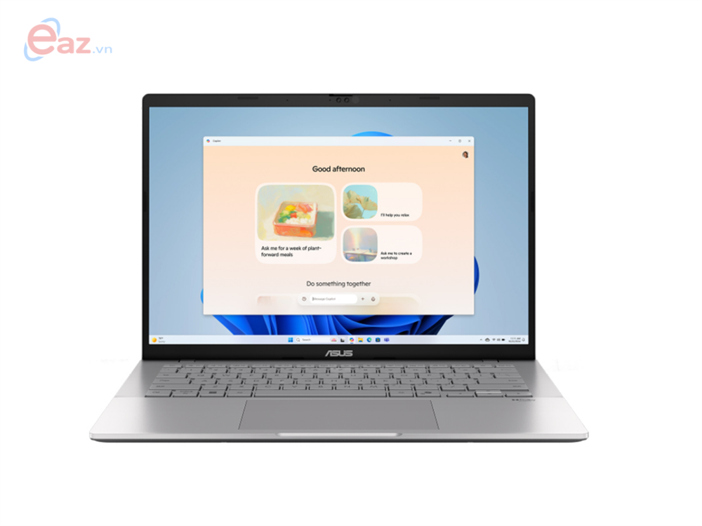 Laptop Asus Vivobook S14 M3407KA-SF032WS | AMD Ryzen AI 7 350 | 32GB | 512GB | AMD Radeon | 14 inch WUXGA OLED 60Hz | Win 11 | Office | Bạc | 0825
