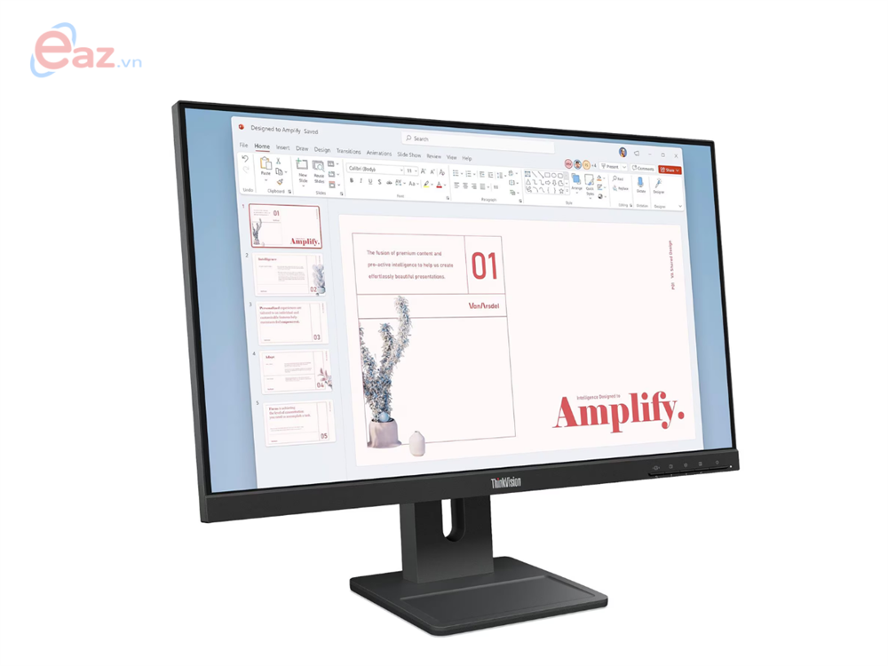 M&#224;n h&#236;nh Lenovo Think Vision E24-40 64BAMAR1VN | 23.8Inch | Full HD | 4ms | 100HZ | 250cd | m2 | IPS | Loa | 0925
