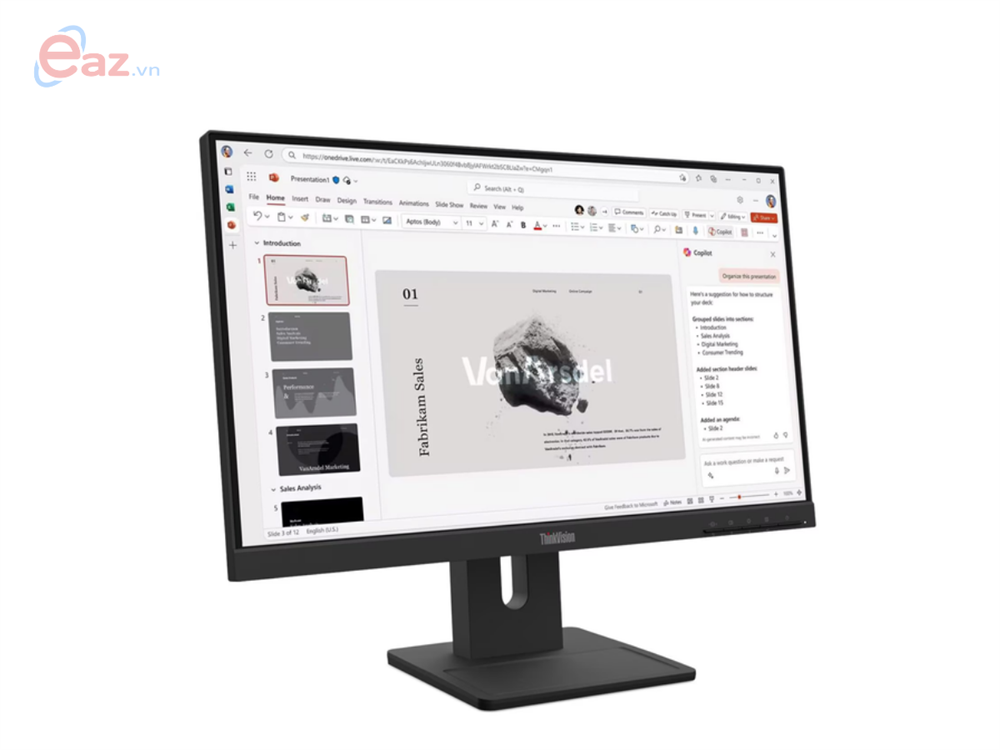 M&#224;n h&#236;nh m&#225;y t&#237;nh Lenovo ThinkVision E22-40 (64C9MAR6VN) | 21.5 inch FHD | 100Hz | IPS | Loa | 3Yrs | 0925