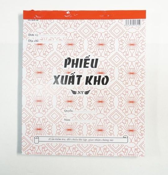 Phiếu xuất, nhập 3 li&#234;n A4 (100tờ)