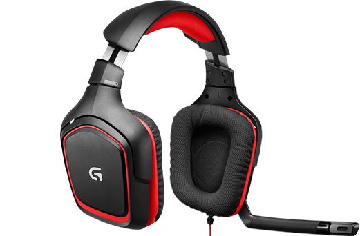 Loghitech G230 Stereo Gaming Headset (Black) (981-000539)