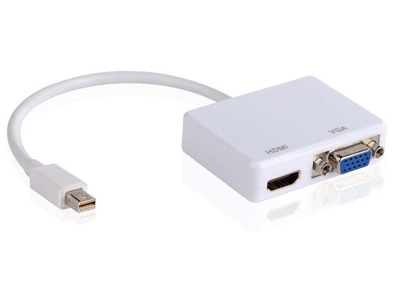 CÁP MINI DISPLAYPORT - VGA + HDMI ORICO (DMP-HV2-WH) 318HP