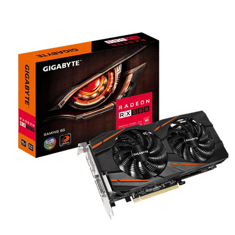 VGA Gigabyte AMD Radeon™ RX 580 Gaming 8G MI _ RX580GAMING-8GD-MI _ 618S