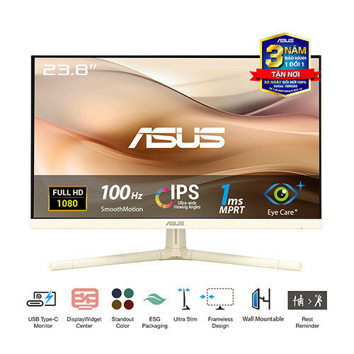 M&#224;n h&#236;nh ASUS VU249CFE-M | 23.8 inch | IPS | FHD | 100Hz | 1ms | 1224