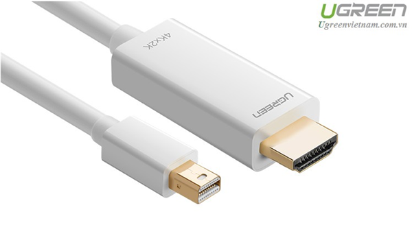 C&#225;p chuyển Mini DisplayPort to HDMI 1.5M 4K Ugreen 20849 HK